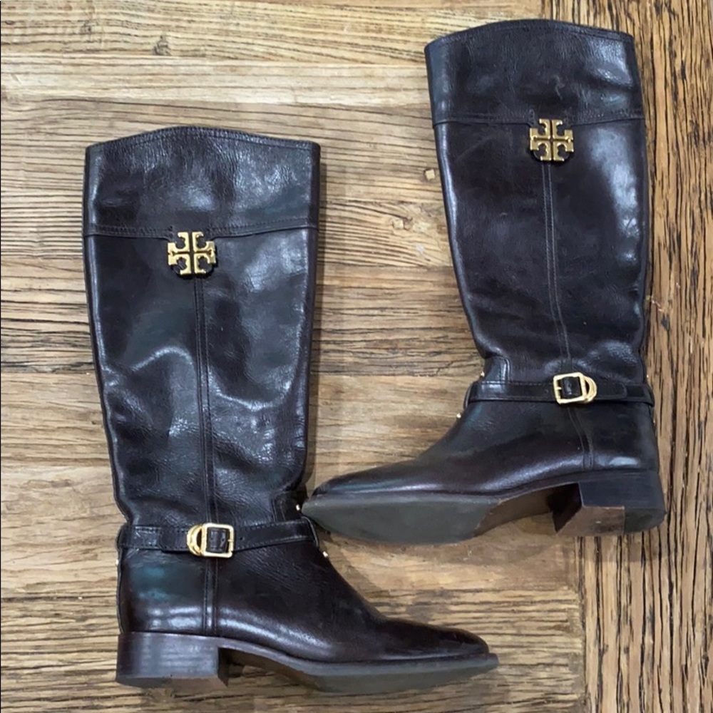 Tory Burch leather boots